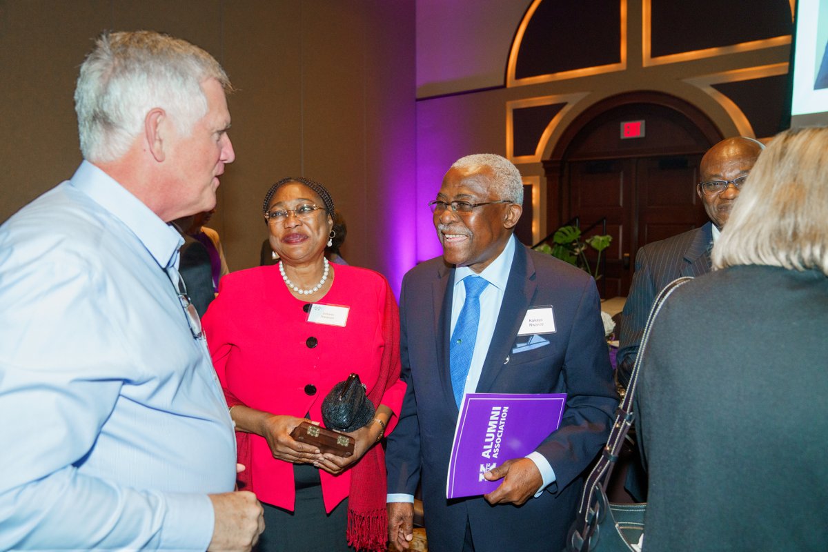 KStateAlumni's tweet photo. An awards ceremony we'll never forget, congratulations Dr. Kanayo F. Nwanze '73, '75
#KStateAlumni #KansasStateUniversity #AlumniExcellence #KState https://t.co/iqYWb1Q64C