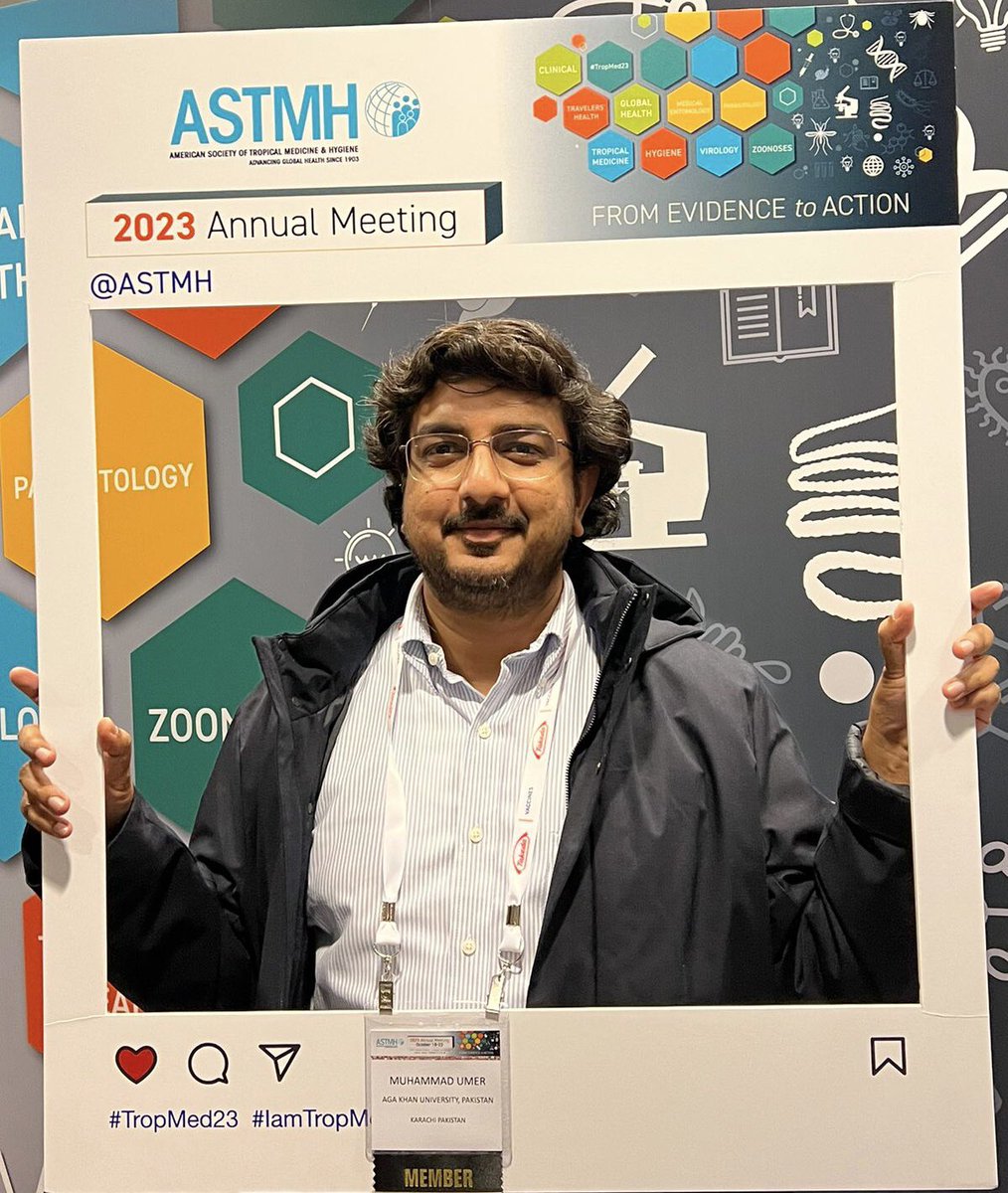 mumer_90's tweet photo. Absolutely ecstatic to share our groundbreaking insights from a national survey on "Immunization Coverages in Children Under 2 Years in Pakistan" at the @ASTMH annual meeting in Chicago.
#PublicHealth #AKU #ASTMH
#Tropmed23 #IamTropMed #ASTMHInclusion #TPVICS https://t.co/H03BXABX7K