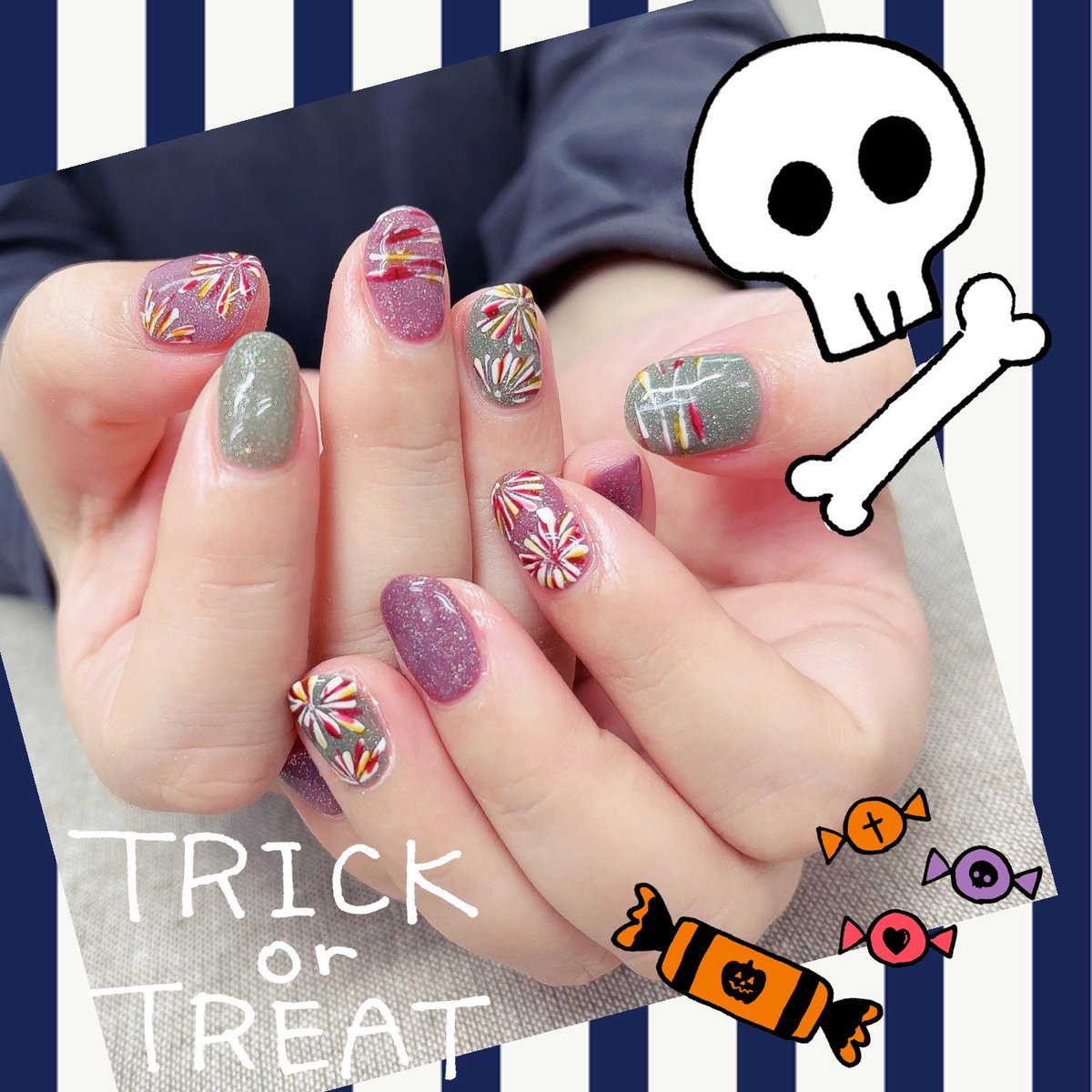 edyPJQXXdfbIRjU's tweet photo. 今月の新ネイル💅🆕
秋花火🎇に合わせて!
今日これから茅ヶ崎サザン花火🎆に行ってきます🎵
#ネイル #ネイル💅 #ネイルデザイン #花火ネイル #花火ネイルデザイン #秋花火 #fireworksnails #nails #naildesign #onenail #ワンネイル新宿三丁目 https://t.co/HXgcGsKJ4T