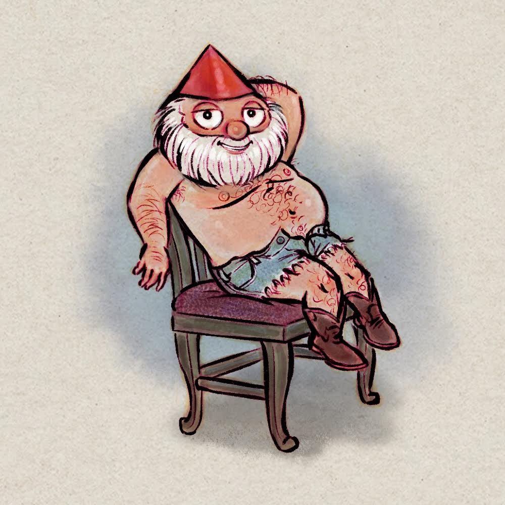 Howdy from Neil the gnome. Follow @neilthegnomeathome on Instagram for all your gnome erotica needs. And have a great weekend!