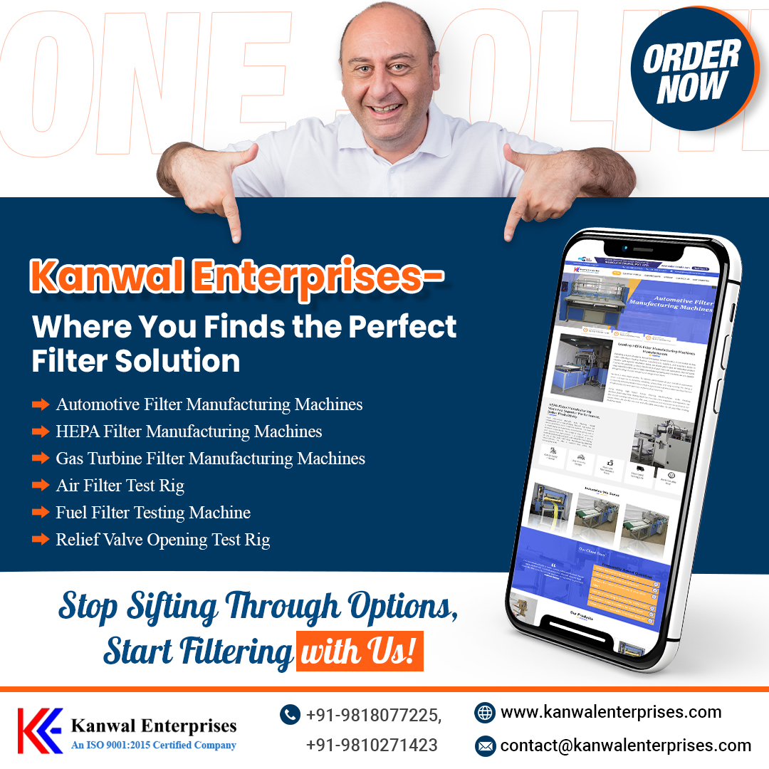 Kanwal_Ent's tweet image. 🔍 Struggling to find the ideal filter solution?  Shift your focus to efficiency with #KanwalEnterprises!  -@Kanwal_Ent 

📲: +91-9818077225 
🌐: kanwalenterprises.com
📧: contact@kanwalenterprises.com 

#FilterSolutions #EfficiencyAtItsBest #QualityFilters #Innovation