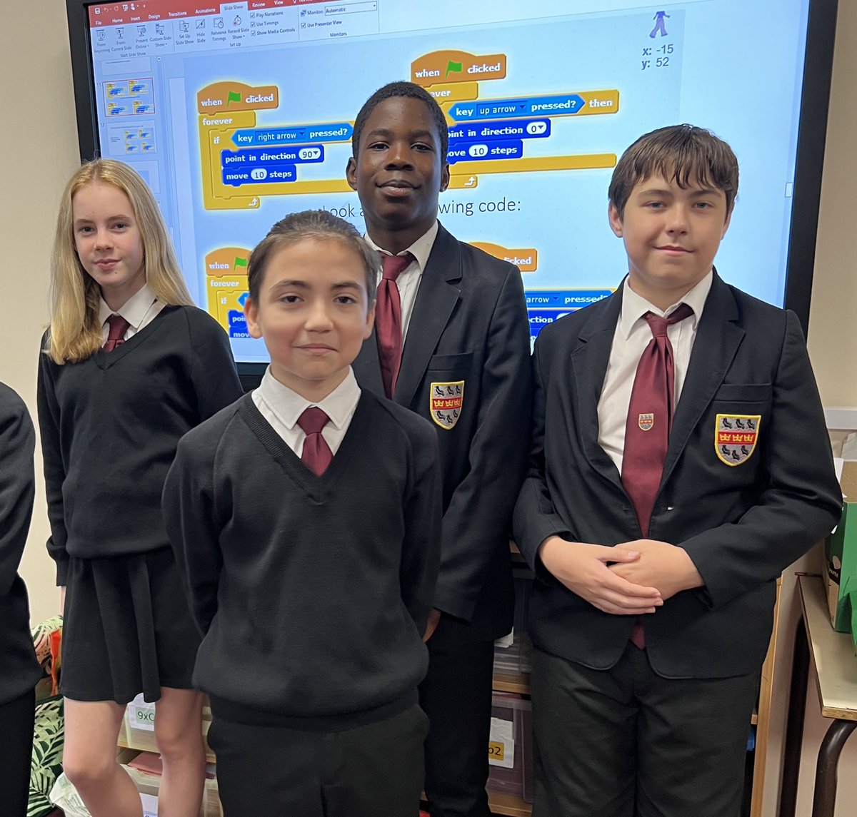 Well done to our Computer Science leaders for teaching <a href="/StPhilipHoward/">St. Philip Howard</a> last week. The students made excellent maze games in <a href="/scratch/">Scratch Team</a> . #transition #computing #leaders