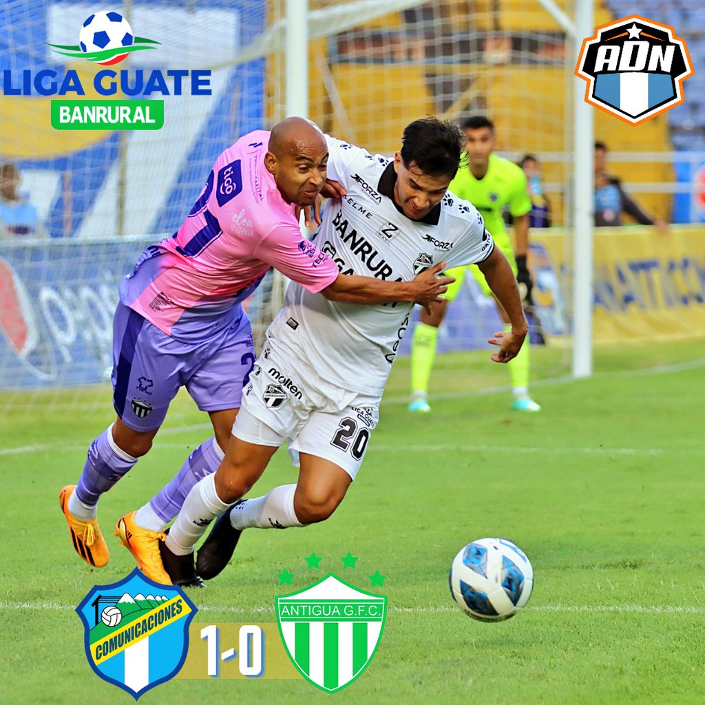 adn_gt's tweet photo. MEDIO TIEMPO 

Con anotación de Antonio de Jesús López,  Comunicaciones está derrotando a Antogua GFC en la reanudación de la 
@LigaGuate https://t.co/PNCTIhbOT2
