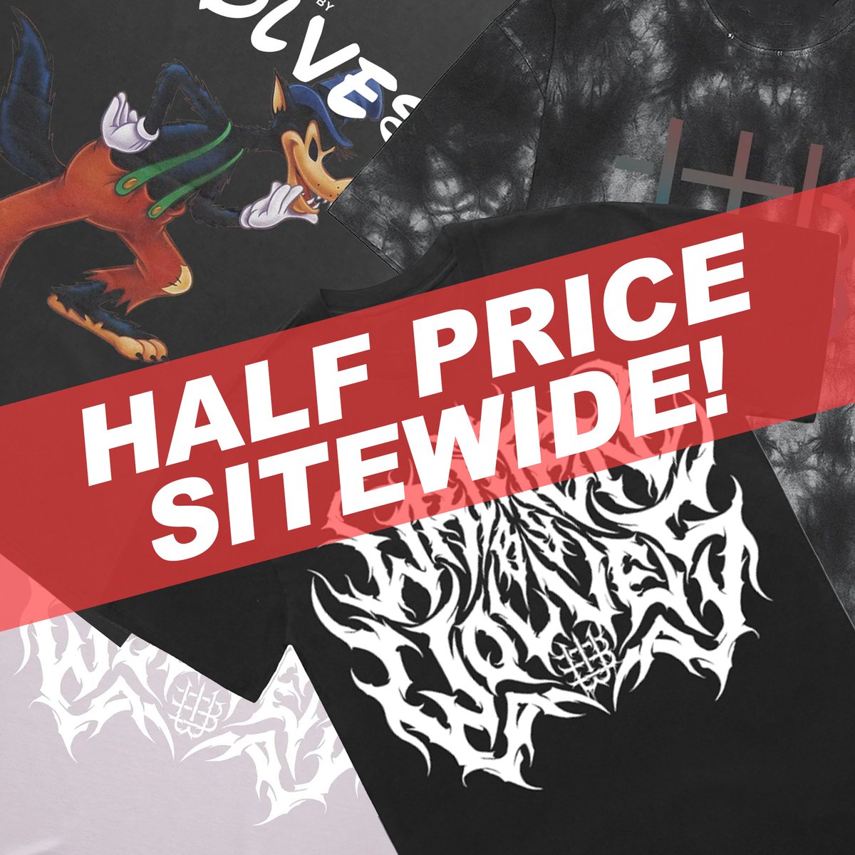 Written By Wolves (@writtenbywolves) on Twitter photo Our EU/UK tour kicks off in just under 2 weeks so to celebrate we have made everything in our merch store half price! 🤯
<a href="/MikeyMurph_wbw/">Michael Murphy</a> won't be able to ship anything while we are away so get in now - sale is this weekend only! 🖤
writtenbywolves.com/pages/shop
🐺 Our EU/UK tour kicks off in just under 2 weeks so to celebrate we have made everything in our merch store half price! 🤯
<a href="/MikeyMurph_wbw/">Michael Murphy</a> won't be able to ship anything while we are away so get in now - sale is this weekend only! 🖤
writtenbywolves.com/pages/shop
🐺