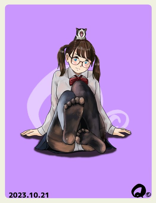 10/21㊏のモカちゃん👣👣
足裏上手く(エロく)描けないよ～～😭 