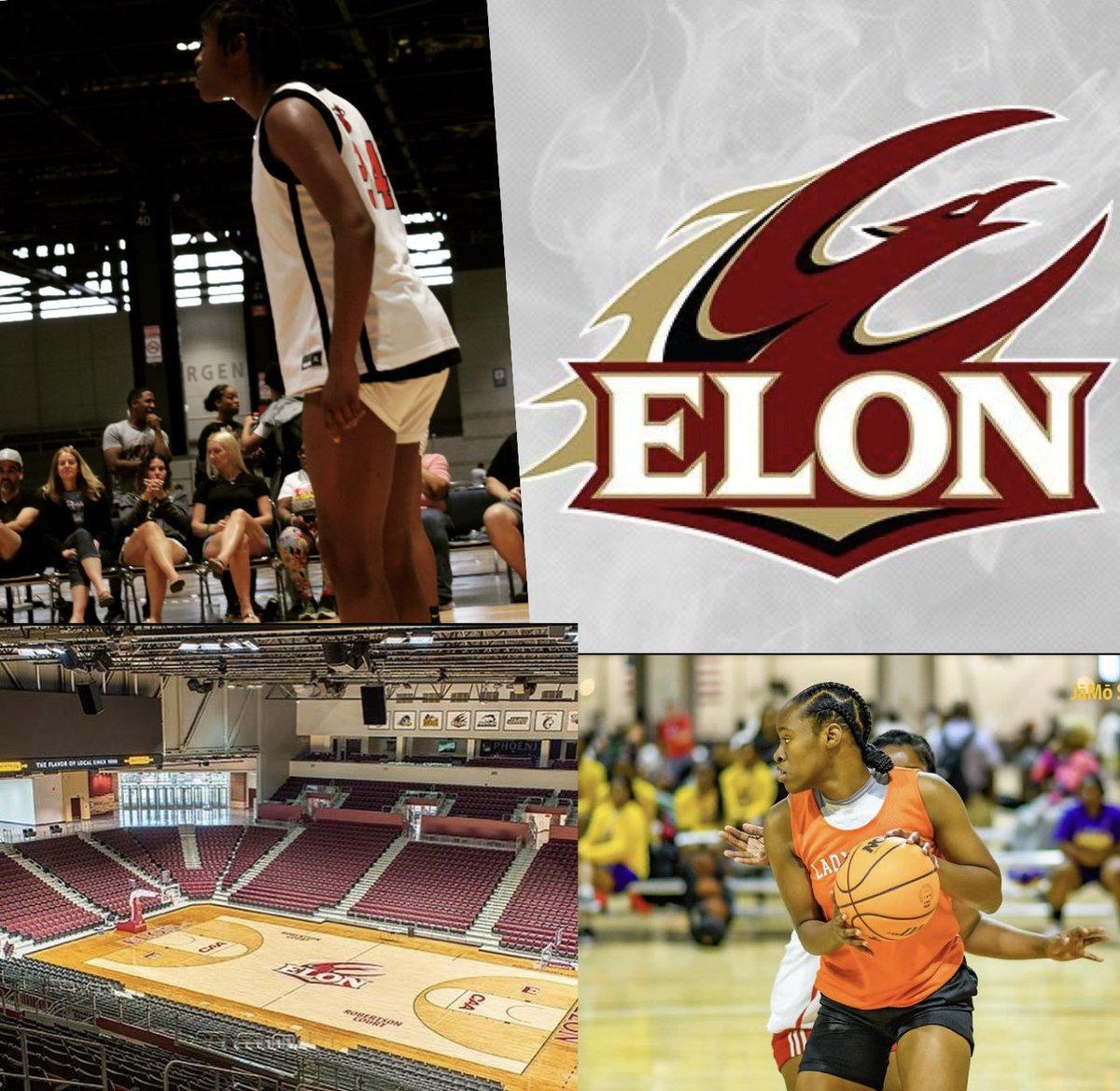 First I would like to thank God for his blessings. After a great conversation with Coach Smith, I’m glad to receive an scholarship from Elon University. <a href="/ElonWBasketball/">Elon Women's Basketball</a>