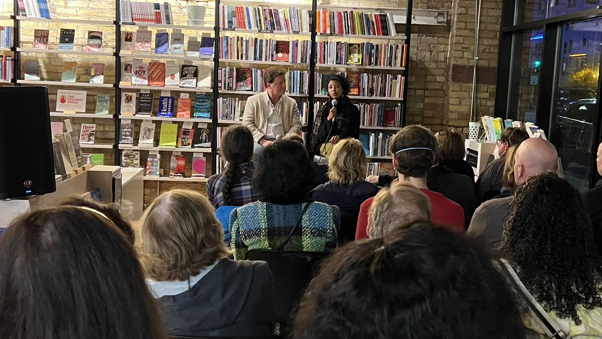 jackrice's tweet photo. An incredible night. JC Hallman is in town to discuss Say Anarcha.  Simply incredible. https://t.co/Tk6dnKW9F5