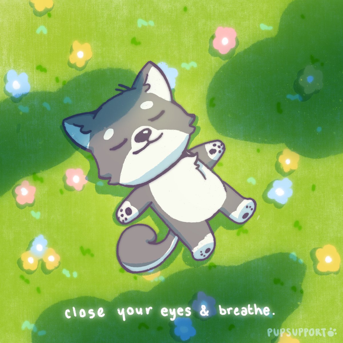 pup_support's tweet photo. When you close your eyes, you enter your own headspace— a sanctuary amidst the midterm mayhem. Pup would like to remind you to take some well-deserved mental breaks and take a deep breath. Remember that self-care is an important component for success!

Sending luck your way,
Pup https://t.co/nJWnCThDxi