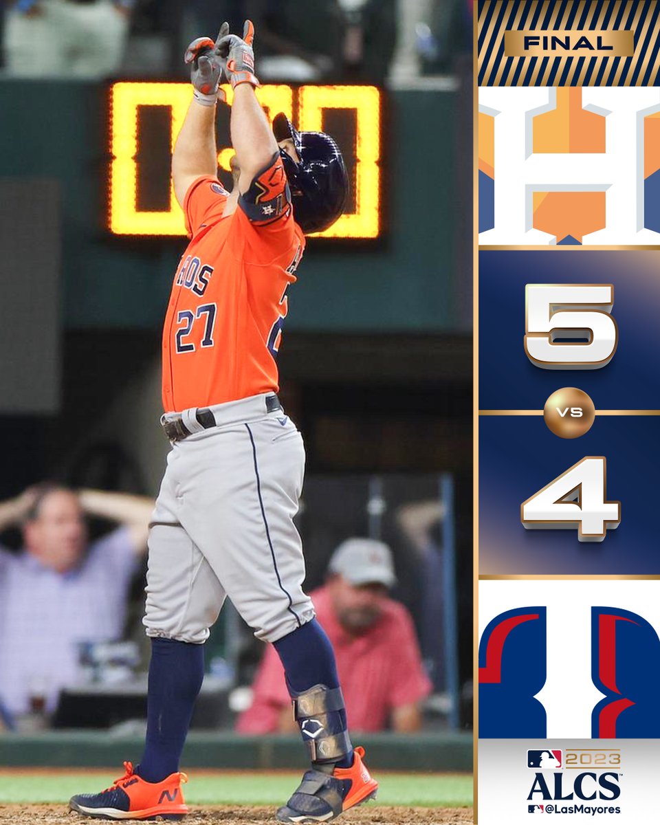 ¡Los Astros lo hicieron! ¡Los Astros toman el control de la #ALCS!🥶