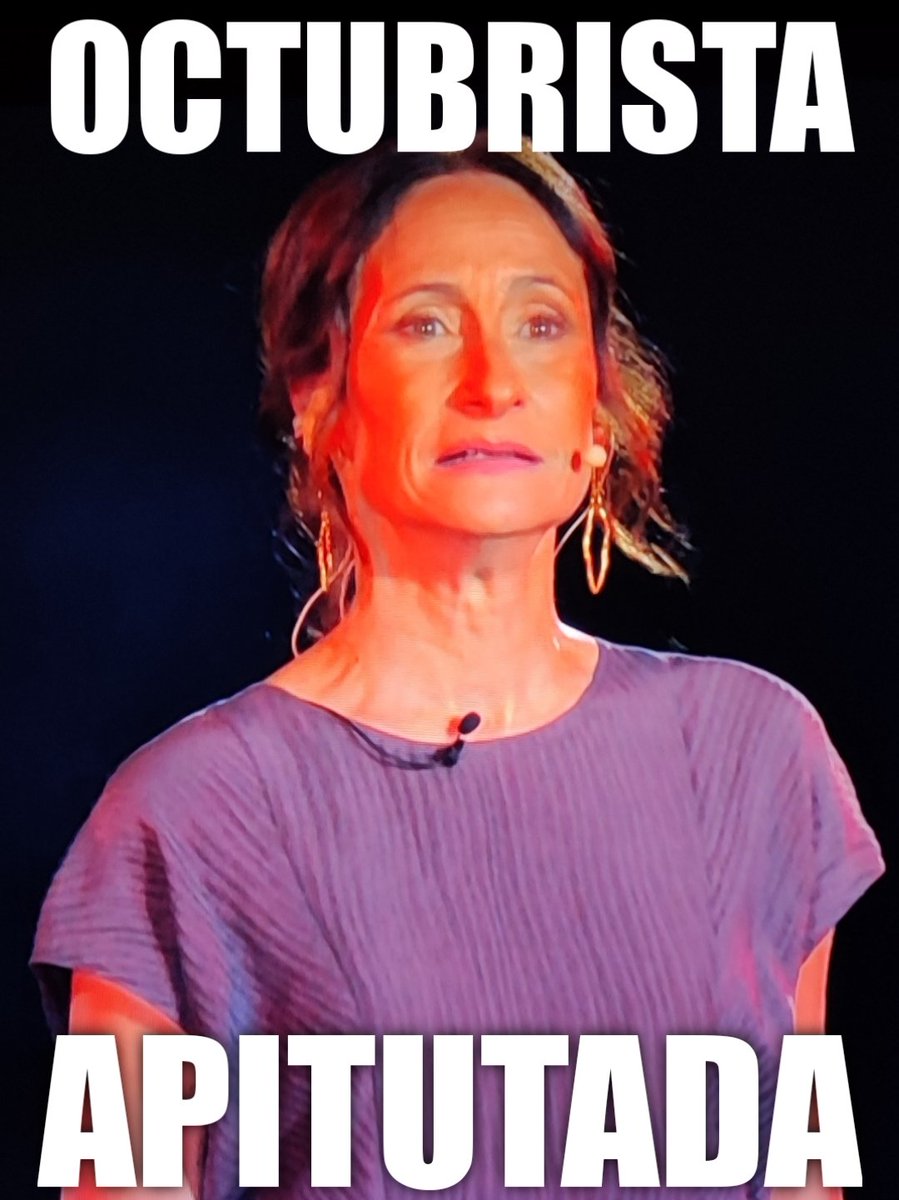 ProfeMuyChilena's tweet photo. 🤮🚨 #ALERTA 🚨🤮

La octubrista AMPARO NOGUERA ... APITUTADA del gobierno del MERLUZO salió con discurso nuevo : De PLURINACIONAL pasó a qué CHILE es uno solo ... La derrota volvió HIPÓCRITAS a los ZURDOS !!! 

#Panamericanos
#PanamericanosxEl13
#Stgo2023enCHV #Santiago2023EnTVN https://t.co/ryH3Z2dRxG