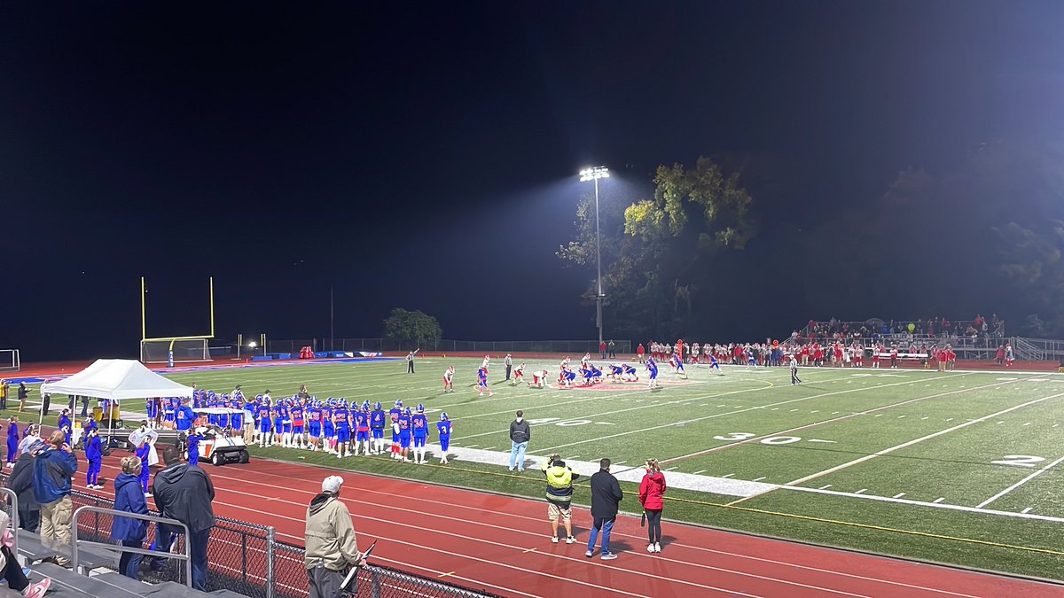 Coach_Niehr's tweet photo. Friday Night Lights at the home of our very own @chutzz1 &amp; @chris_nerys ! 
#BTB @CarmelRams @NorthRocklandFB https://t.co/ApoKZ4cVTk