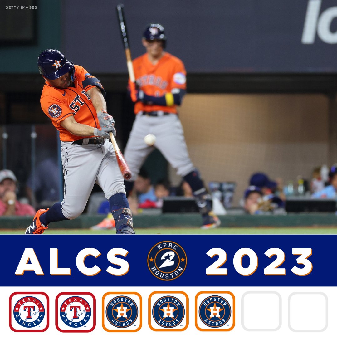 KPRC2's tweet photo. ASTROS TAKE NAIL-BITING GAME 5 - After a dramatic eighth inning, the Astros held on to win Game 5 following a three-run home run by Jose Altuve. The Astros beat the Rangers 5-4 as the ALCS heads back to H-Town. 

MORE: https://t.co/OTzw6mHcFg https://t.co/UjUvhgUPyo