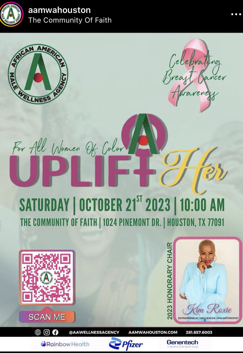 Be sure to drop by our table at the UPLIFT Her community wellness fair sponsored by African American Male Wellness Agency for information on how to better your mental health! Doors/registration opens at 9 am! #wellness #mentalhealth #mentalhealthawareness #mentalhealthmatters