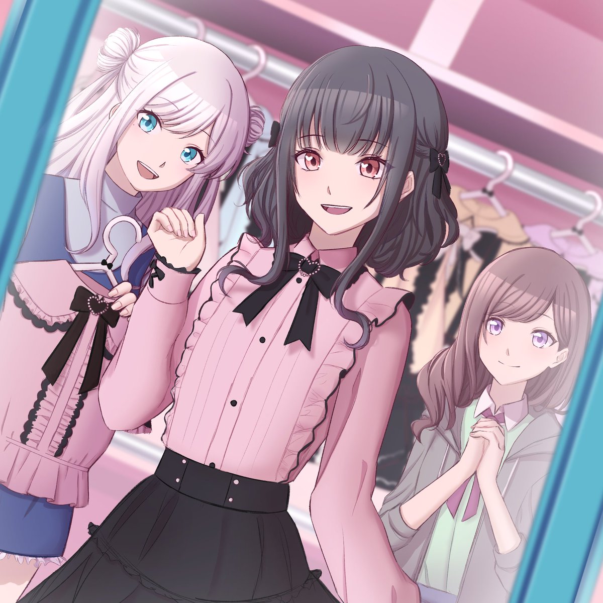 destinyidols's tweet photo. ADORABLE!trouble had a great time shopping for some *adorable* new clothes!~

What kind of clothes do you like to wear?

🎨: sbinobu on discord
cattopatto on discord + cattopatto_ on insta
oliveyoink on discord and yt

#ADORABLEtrouble #intertwineddestiny https://t.co/nsG3TjDYWY