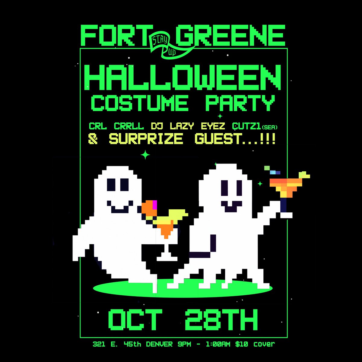 StayUpSaturdays's tweet photo. Our October events Start Saturday the 21st in LA meet us at Damn Fine inside The Normandie Club 9PM! Then we continue Oct 28th in DEN for a game of Kick Ball and an all out Costume Extravaganza! See you soon! https://t.co/RfVsaa128U