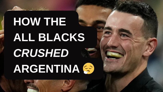 Unstoppable #AllBlacks Crush Argentina in World Cup 2023 Semifinal | 3 Key Takeaways From the Game https://t<a href="/tag/allblacks"class="tags">#AllBlacks</a>