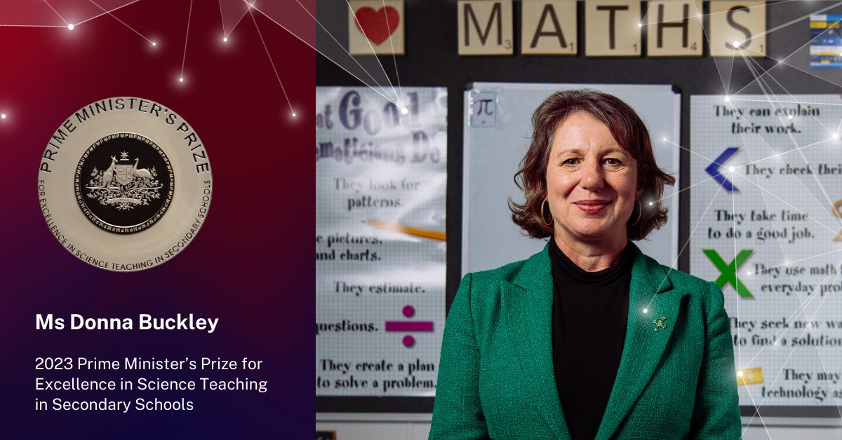 ScienceGovAu (@sciencegovau) on Twitter photo ‘It validates the work that we’ve been doing putting maths on the map!’
Learn about Donna Buckley of John Curtin College of the Arts (<a href="/JohnCurtinCol/">John Curtin College</a>) 2023 Prime Minister’s Prize for Excellence in Science Teaching in Secondary Schools recipient: bit.ly/46PSqhT
#PMPrizes ‘It validates the work that we’ve been doing putting maths on the map!’
Learn about Donna Buckley of John Curtin College of the Arts (<a href="/JohnCurtinCol/">John Curtin College</a>) 2023 Prime Minister’s Prize for Excellence in Science Teaching in Secondary Schools recipient: bit.ly/46PSqhT
#PMPrizes