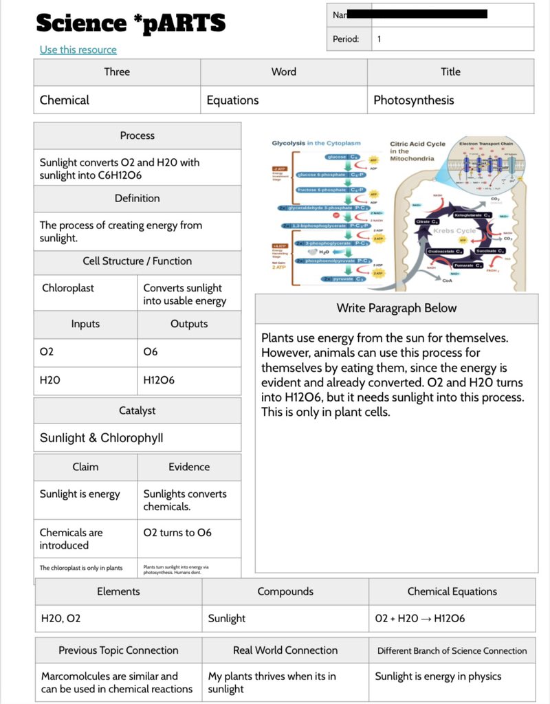 arianakhern's tweet photo. More #Science *pARTS in #Biology today! Students used a #gizmos sim as the phenomenon to learn about #Photosynthesis. I’m loving the way these are helping students learn complex processes in science. #Eduprotocols #SciencepARTS https://t.co/aFCfp22LOc
