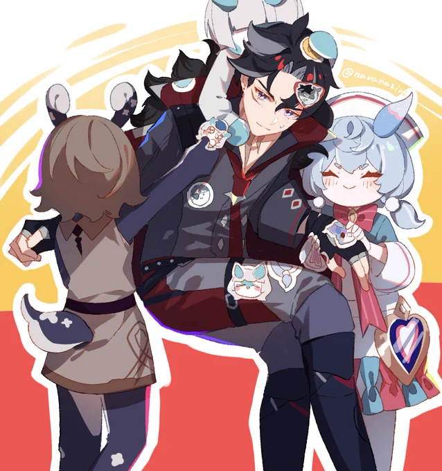 シールペタペタペタペタペタ #リオセスリ #Wriothesley
