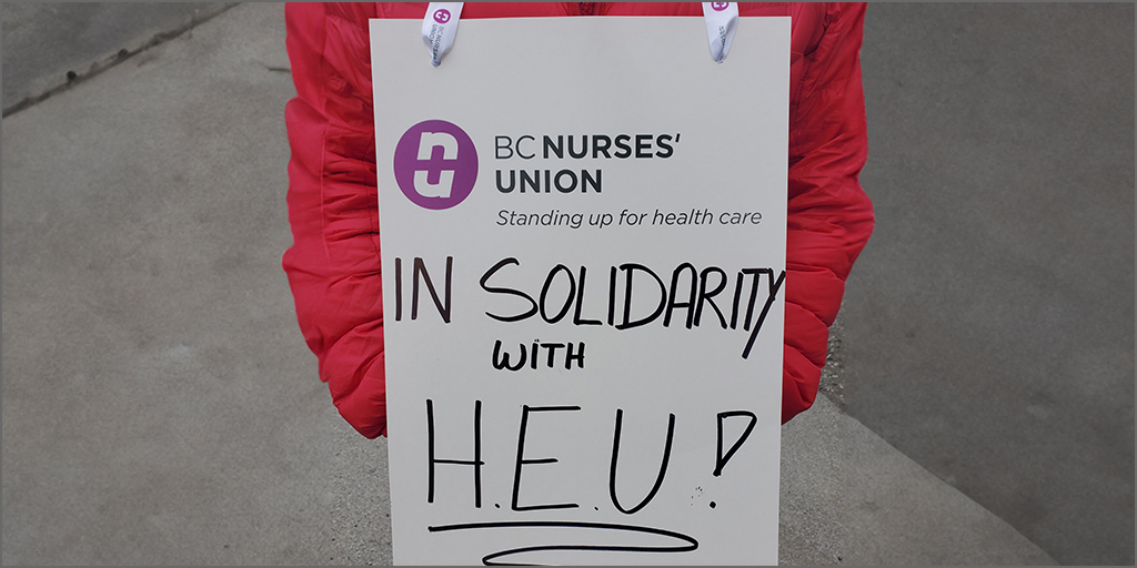 BCNursesUnion's tweet image. BCNU was in Delta today supporting @HospEmpUnion members on strike at Good Samaritan Canada long-term care facilities across BC. 

We encourage all our members near these facilities to join them in solidarity on the picket lines. ✊  bit.ly/3FsxzFg #bchealth #bclab