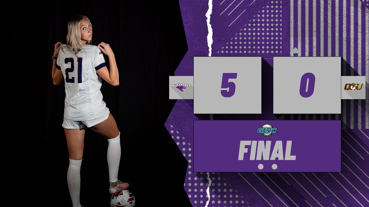 ⚽️#GLVCwsoc FINAL🐾
<a href="/MckendreeWSOC/">McK Women's Soccer</a> grabs a road win with Anna Stiffler’s record night! 

2’ | #21 Stiffler via #9 Voss
11’ | #21 Stiffler via #10 Higgins
36’ | #7 Simon
64’ | #8 Spotanski via #39 Glecker, #12 Nicholson
78’ | #30 Andrews via #39 Glecker
#BearcatsUnleashed #D2wsoc