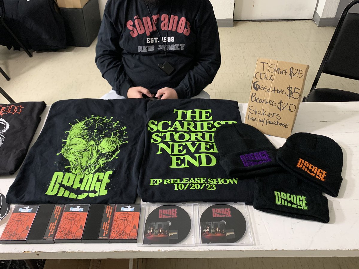 Full merch spread