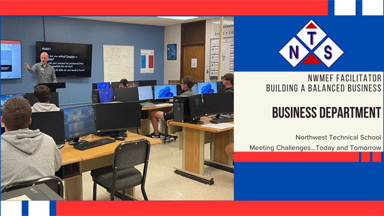 NWTechSchool's tweet photo. Thank you to Adam Summers with NWMEF for your insight of building a balanced business. https://t.co/rCoZ5yIwKe