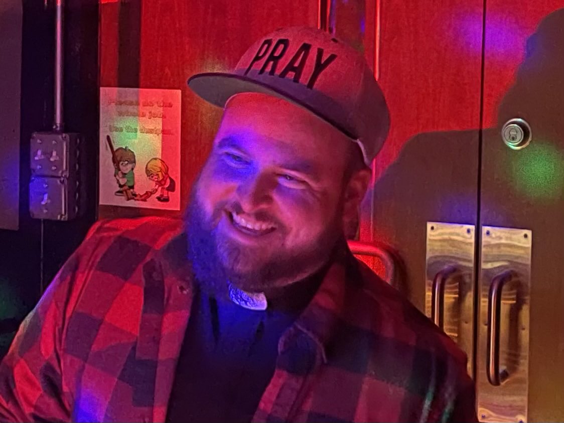 Middle school social with77% of students in attendance.  Love the bew lights