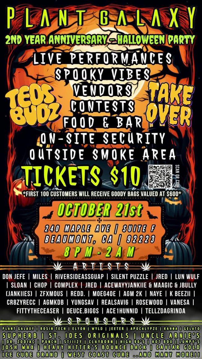 Brentperryman's tweet photo. Come see my artist Sir Blacc perform live tomorrow night
👻🔥🎤💯 https://t.co/r5sAqOOtpV