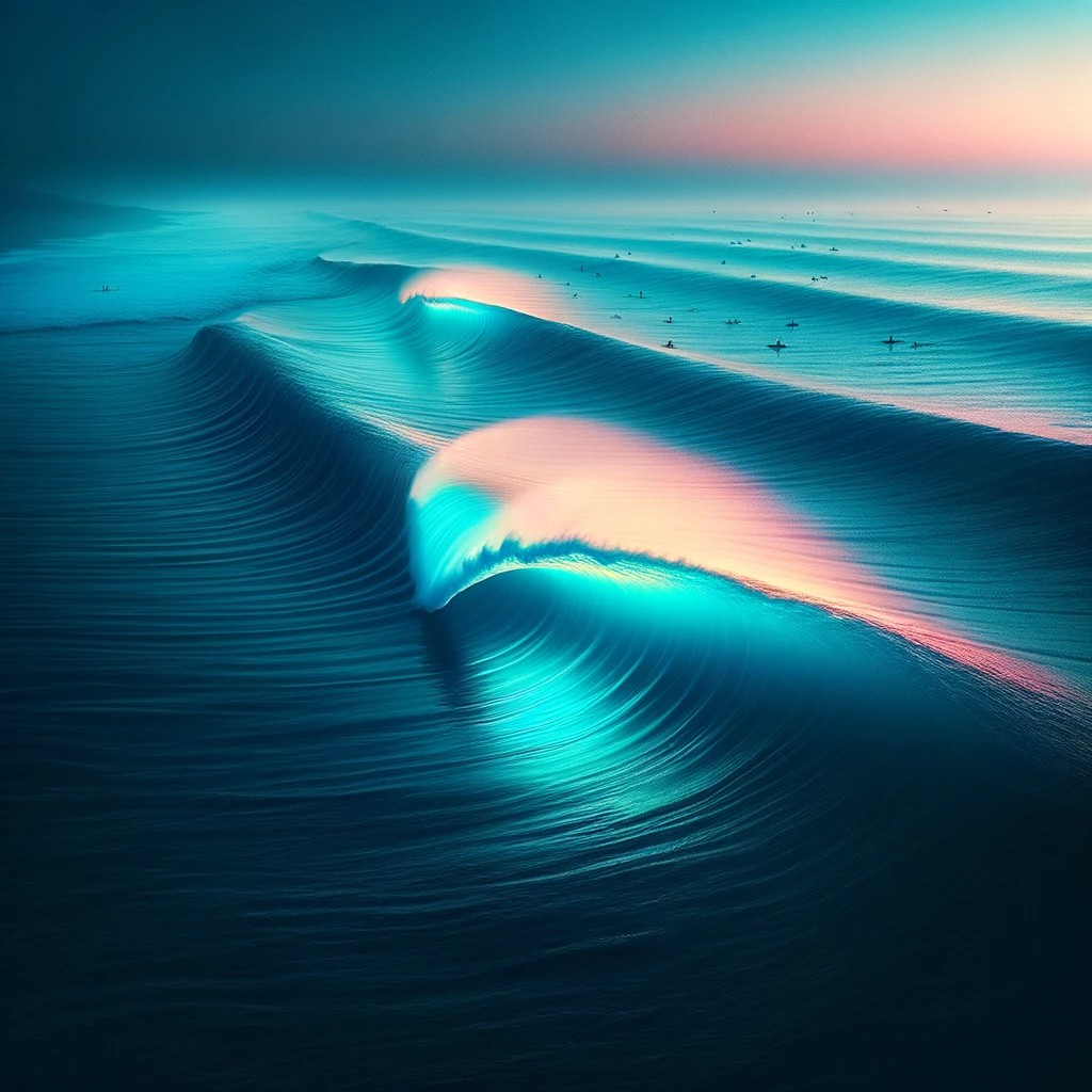 GptCoderman's tweet photo. 一波とサーファー。ネオンの朝。#波の美 #ネオンアート #chatgpt
Lone wave and surfers. Neon morning. #WaveBeauty #NeonNature #DAlle3 https://t.co/0LTmRhsRPf