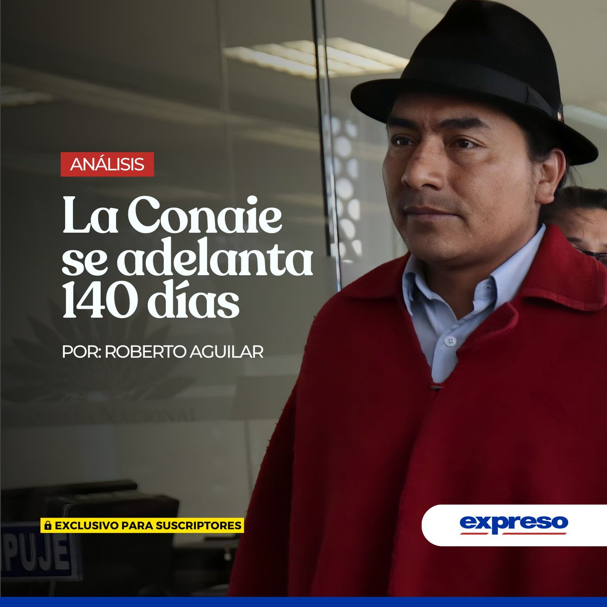 #ANÁLISIS | Se suele esperar 100 días: tiempo prudencial, en democracia, para saber qué rumbo está tomando un nuevo presidente antes de empezar a criticarlo en serio. Leonidas Iza, se niega a asumir las lecciones de su derrota en las urnas. Ahora pretende dar órdenes al