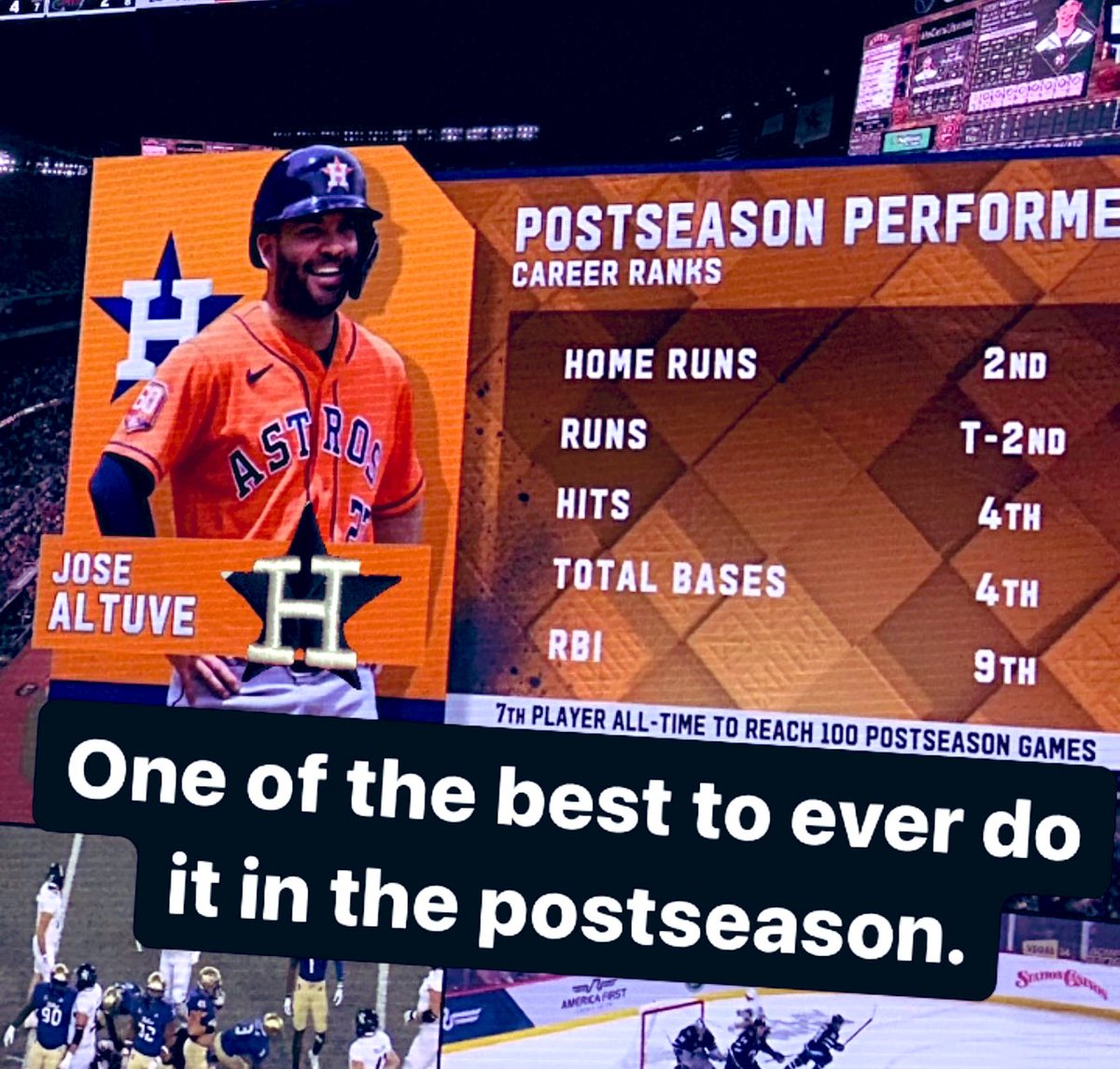 sanielda's tweet image. Altuve is amazing! (image from 10/19 and not including today’s HR, R, and RBIs)