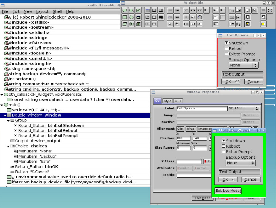 xapiens's tweet image. Using #FLTK and #Fluid for change small widgets in #openbox #Debian