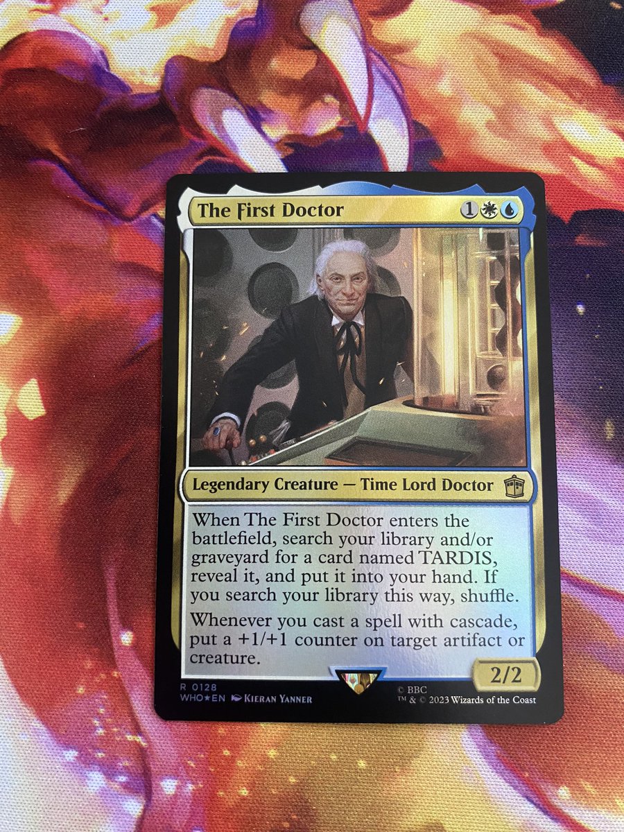 kardempire1's tweet photo. The First Doctor
#DrWho
#MTG
#MagicTheGathering
#CollectablesForSale
#cardgames
#EXCLUSIVE #MTGAmbassador
#MTGxWHO https://t.co/KnLiwyvxUd