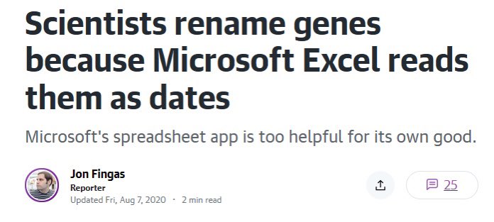 Remember these headlines from a few years ago?

This week my team in #Excel started rolling out a new feature that addresses it :-)

insider.microsoft365.com/en-us/blog/con…