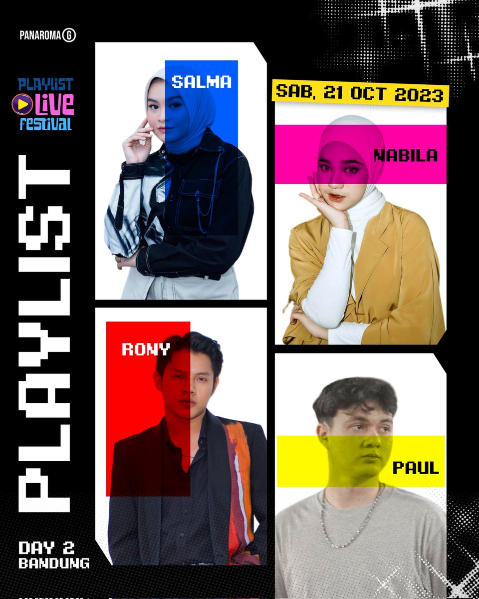 panaromagarage's tweet photo. HARI INI DI BANDUNG! 

Hari ini, #PANAROMA dan Anggis akan hadir untuk bersenang-senang bersama teman-teman semua di Tritan Point Bandung di event Playlist Live Fest.

Selamat bersenang-senang dengan PANAROMANGGIS, Teman-teman! ✨

#PANAROMAdiPlaylistLiveFest https://t.co/sFppmNHiF9