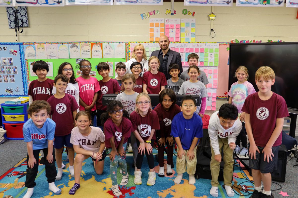jaredfeinman's tweet photo. I loved visiting my old elementary school today to sing and speak to Mrs. Segal’s 4th grade class. https://t.co/Qn19zXqtEs