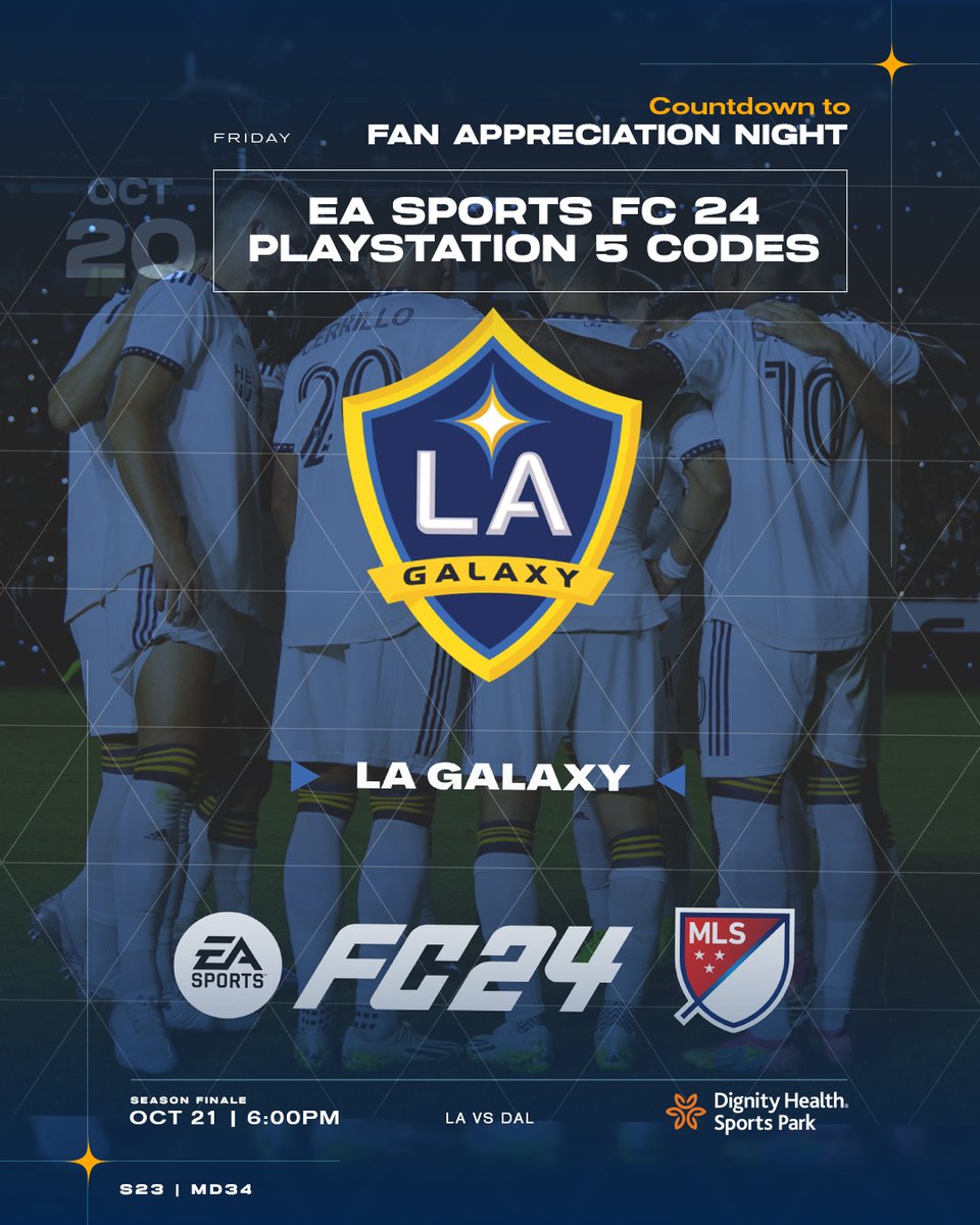 🚨 Giveaway Alert 🚨

Shoot your shot for a chance at 3⃣ EA SPORTS FC 24 download codes for PS5! 

To enter: follow <a href="/LAGalaxy/">LA Galaxy</a> &amp; repost!