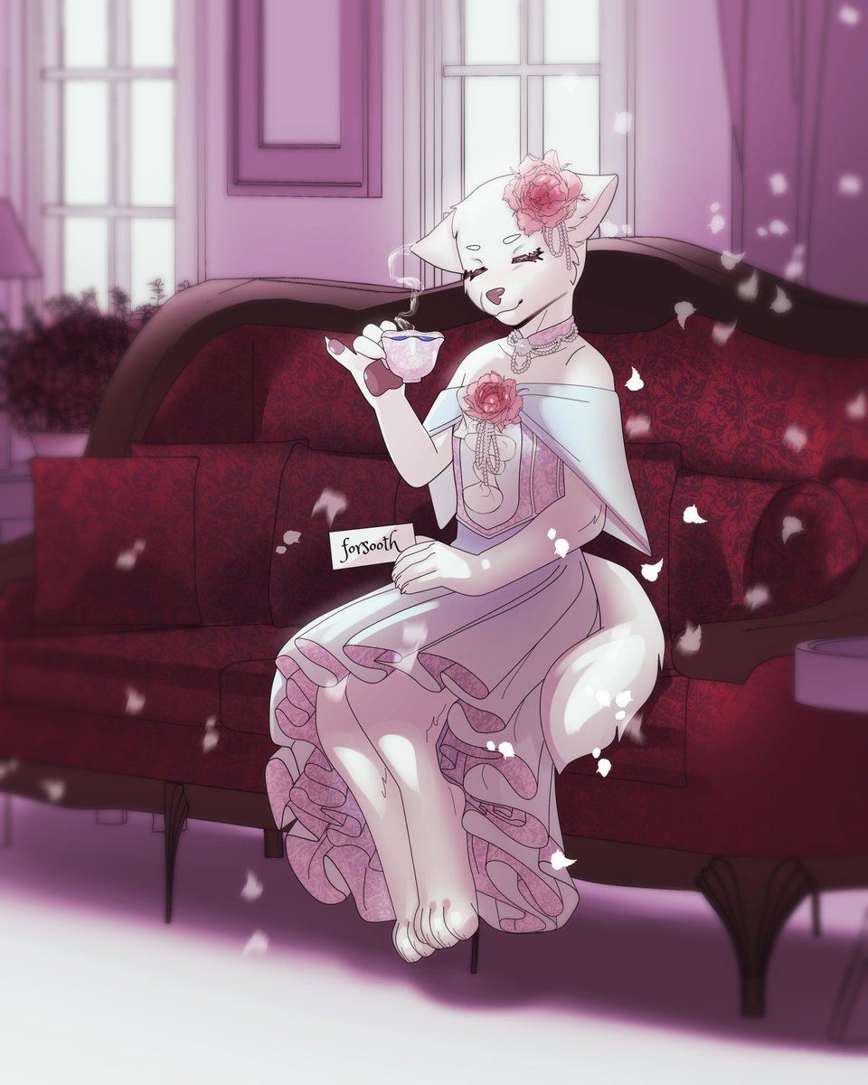 For <a href="/wanderinginn/">The Wandering Inn</a> 's #inktober event! entry for gnoll and princess

Can't let the event go by without drawing Mrsha. Forsooth