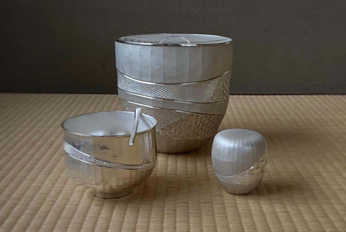 水指 茶道具 染付遊舟紋水指