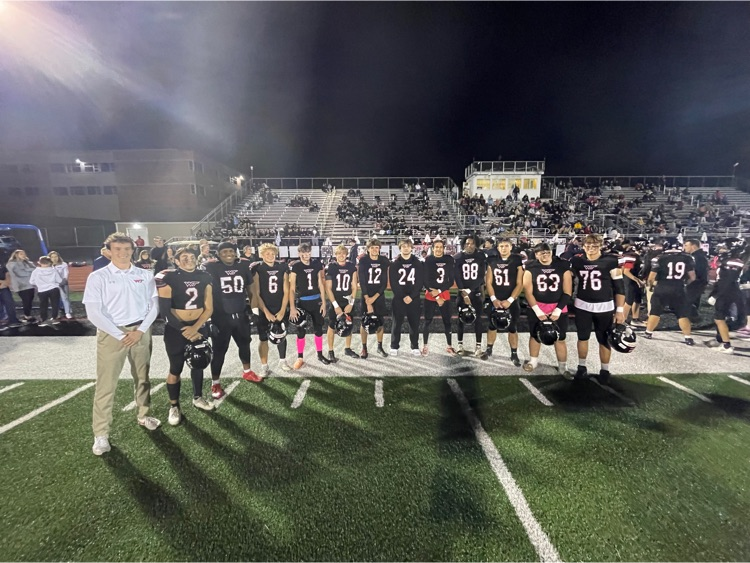 WTHS_Panthers's tweet photo. Celebrating the WTHS Senior Football Players, Cheerleaders, and Marching Band!! Go Panthers! #classof2023 #CSDstrong #panthers https://t.co/F884ud42K7