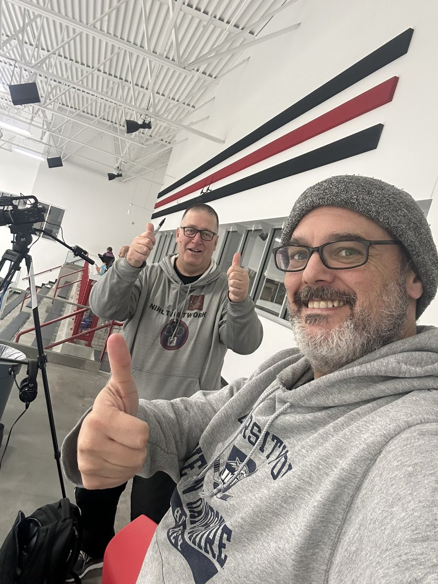 StreamMidwest's tweet photo. We’re ready to go at @fifththirdarena for tonight’s @NIHL_Hockey game of the week!  PSL action tonight as the @ChgoStallions host the @HuskiesHockey2 in a Bantam 14U matchup!  Puck drop set for 8:50 on our YouTube Page! https://t.co/yJY9kjDK6S