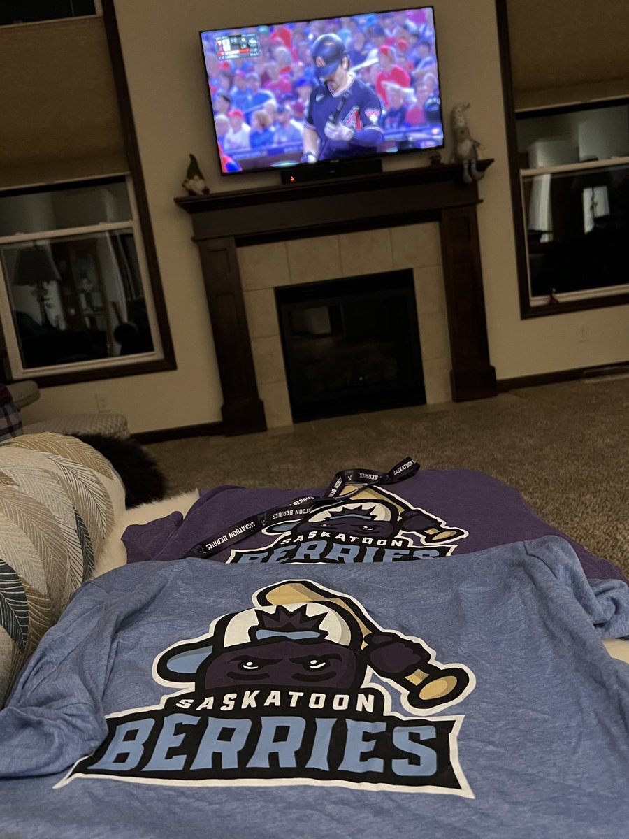 Watching the AZ Diamondbacks while admiring my Saskatoon Berries merch. When is 24 opening day?