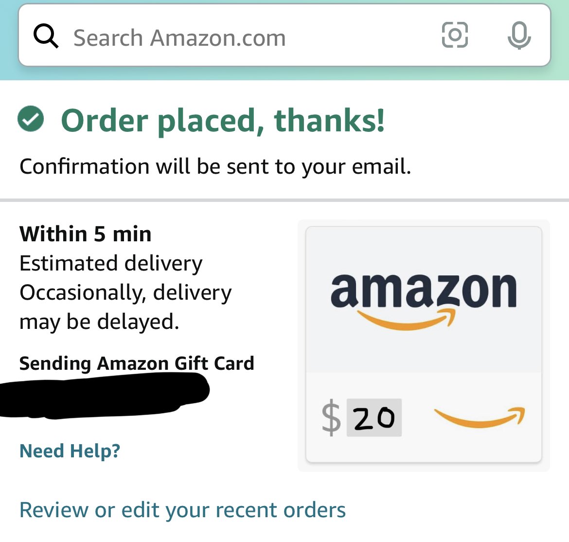 thev3rdict's tweet photo. Big congrats to iDylonJ for being the first giveaway winner, winning a $20 Amazon gift card just by following @thev3rdict on #Twitch. Can’t wait to do more! Stay tuned for more updates and make sure you follow for more free chances! #FortniteStream #FirstGiveaway https://t.co/l8P04NQWZe