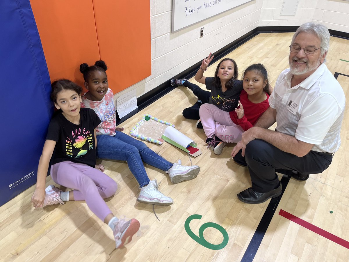 NGlenESAACPS's tweet photo. After investigating how different surfaces affect the motion of a ball, 3rd graders used at least 3 different surfaces to create a putt putt course. Visitors got to take their chance at a hole-in-one after students explained their reasoning behind the design. #belonggrowsucceed https://t.co/pJA06030ds