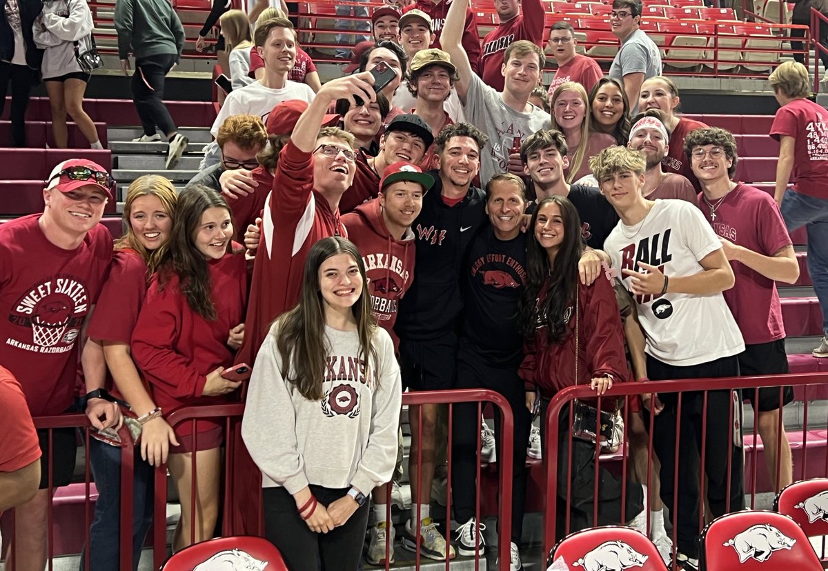 EricPMusselman's tweet photo. Great to be back in Bud Walton Arena! #WPS https://t.co/JCXuCgvbc0