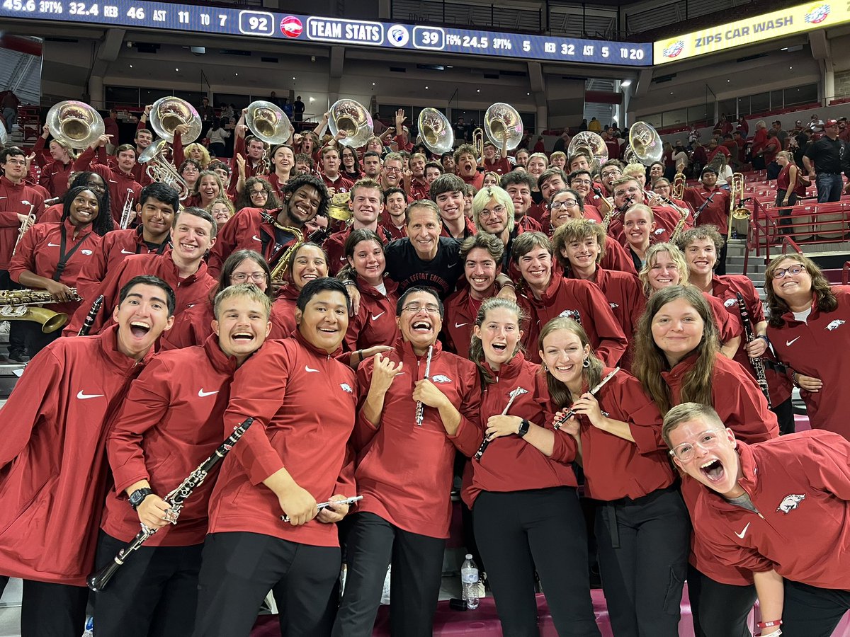 EricPMusselman's tweet photo. Great to be back in Bud Walton Arena! #WPS https://t.co/JCXuCgvbc0