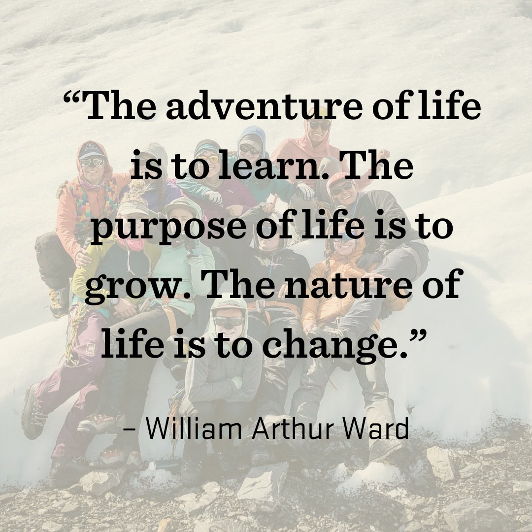 You’re the only one who gets to live your life. Make the most of it today. Photo credit: Nadine Lehner #LifeAdventures #WilliamArthurWard #PersonalGrowth #LearningJourney #EverChangingLife #nolsedu #GrowthMindset #EmbraceChange #JourneyOfLearning #BeTheProtagonist