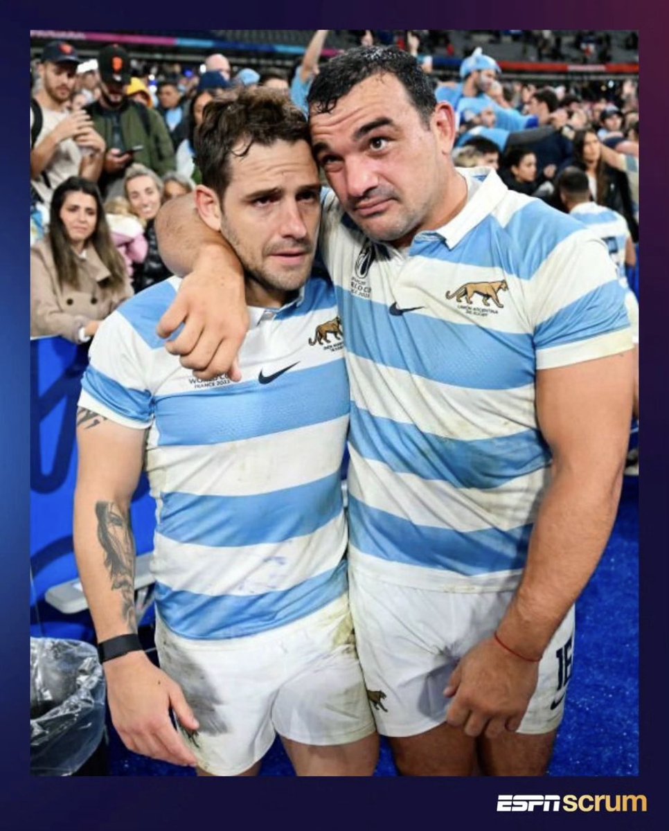 Más de 200 partidos, 4 Mundiales y 2 semifinales. 

<a href="/NicoFSanchez/">Nico Sánchez 🇦🇷</a> y <a href="/agustincreevy/">Agustin Creevy</a> se unieron en un abrazo tras la derrota de #LosPumas ante Nueva Zelanda. 🇦🇷❤️

#PUMASxESPN #RWCxESPNenStarPlus