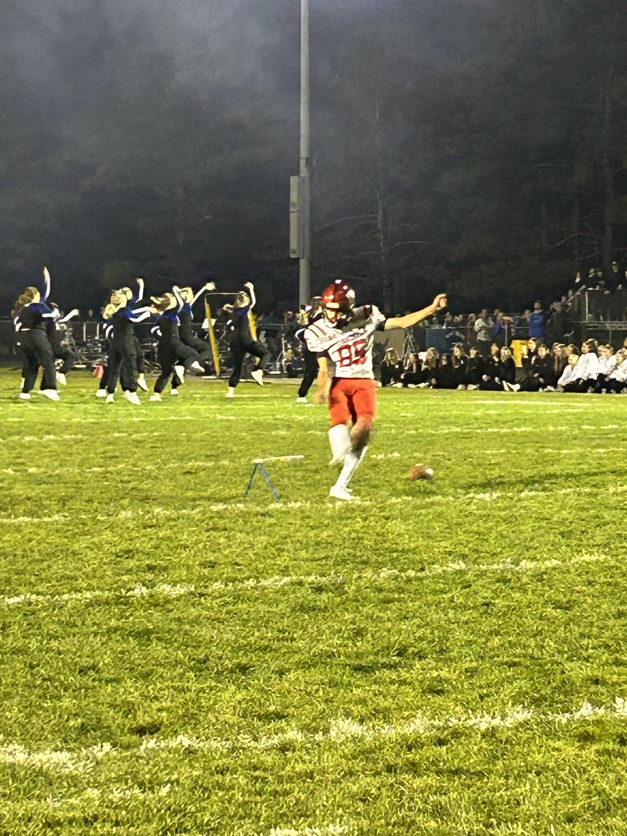 Congrats to our kicker <a href="/SargentTalon/">Talon Sargent</a> and the <a href="/Huntley_Soccer/">HHS Soccer</a> team on winning the <a href="/IHSA_IL/">Illinois High School Association #IHSA</a> Regional championship tonight! Talon has now re-joined us at halftime…way to go guys!